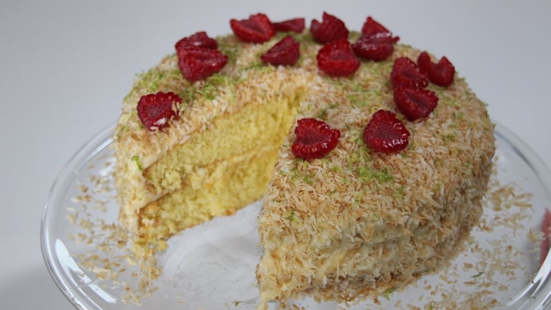 Rory O'Connell's Toasted Coconut and Lime Cake
