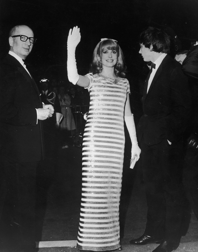 Oohlala! French stripes for French icon Catherine Deneuve in 1966.