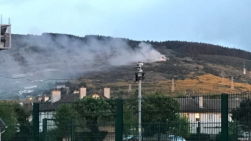 Three units of Dublin Fire Brigade are at the scene