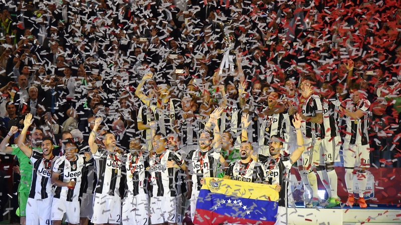 Juventus claimed a third successive Italian Cup by defeating Lazio