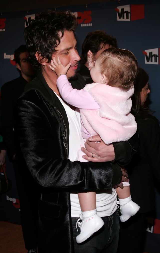 Family man Chris Cornell and his daughter Toni arrive to the VH1 Big In '05 Awards in 2005. A real rock star dad.