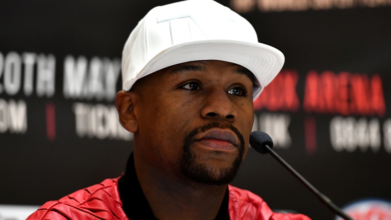 Floyd Mayweather remained silent when asked about Conor McGregor's latest claims