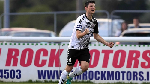 Dinny Corcoran struck twice for Bohs at the Carlisle Grounds