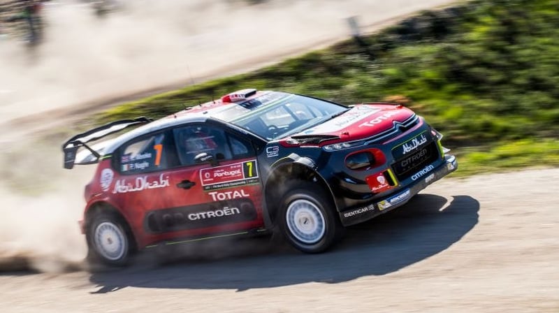 Kris Meeke and Paul Nagle's challenge ended prematurely