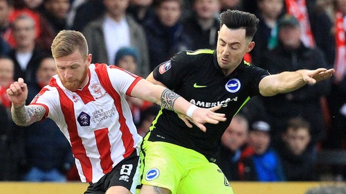 Richie Towell (R) will be sent out on loan next season