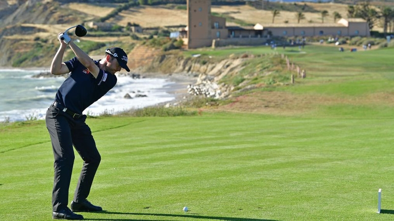 Michael Hoey is now seven shots off the lead