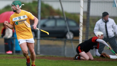 Conor Johnston scored two goals for Antrim