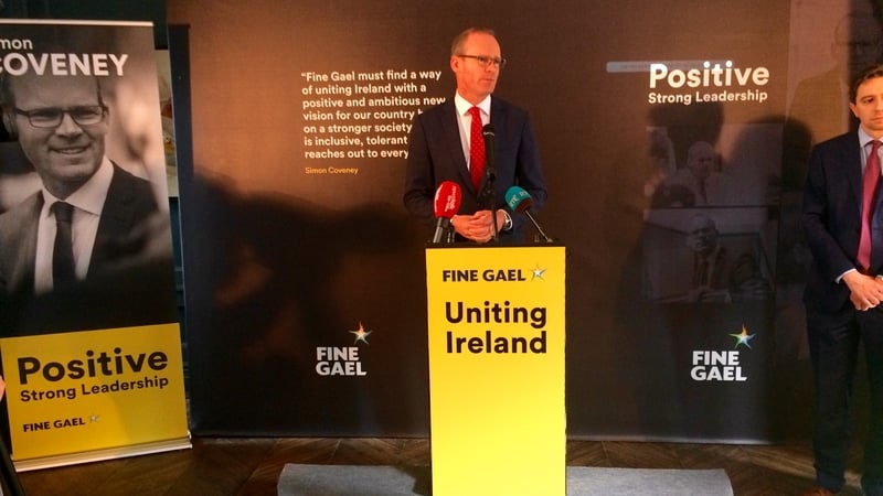 Simon Coveney launched his policy priorities in Dublin this morning