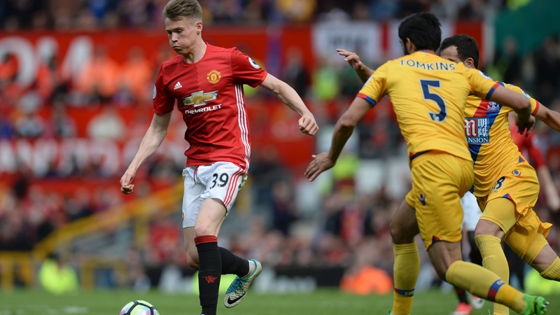 Scott McTominay in action against Crystal Palace