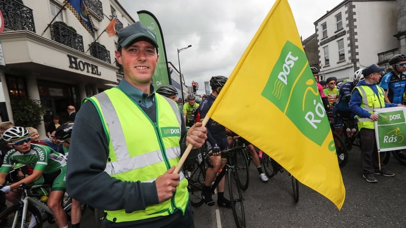 Longford postman Sean Donnelly waits to start Stage 2