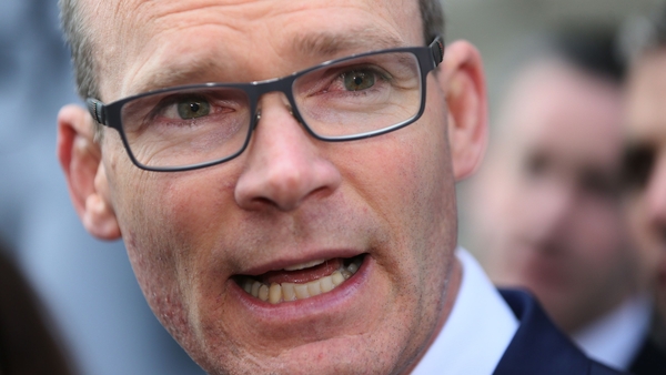 Minister Simon Coveney was speaking in Stormont