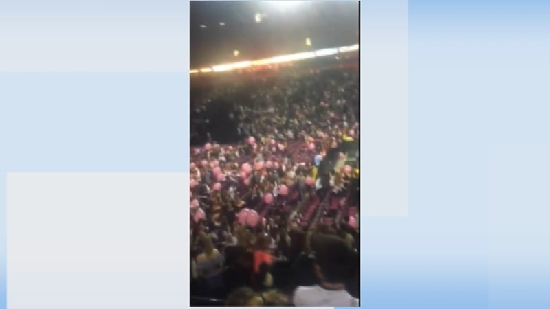 The concert had just ended when the incident occurred