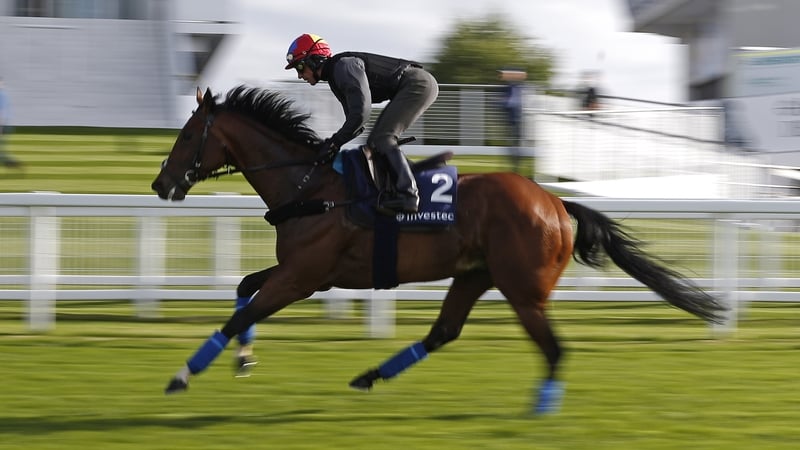 Cracksman and Frankie Dettori at Epsom