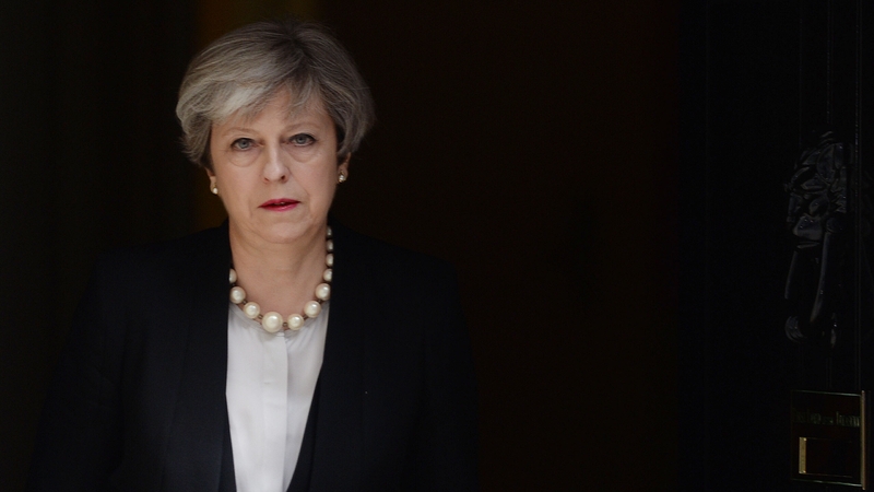 Theresa May addressed the media outside Downing Street this morning