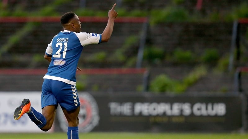 Limerick's Chedozie Ogbene celebrates