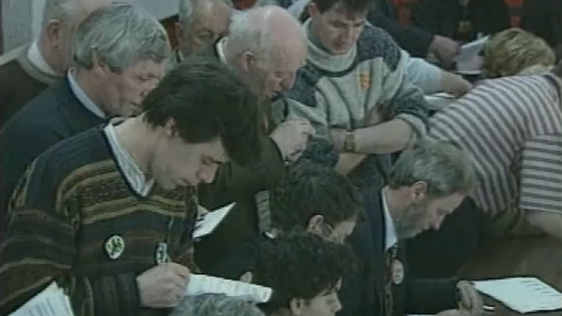 Tallymen in count centre