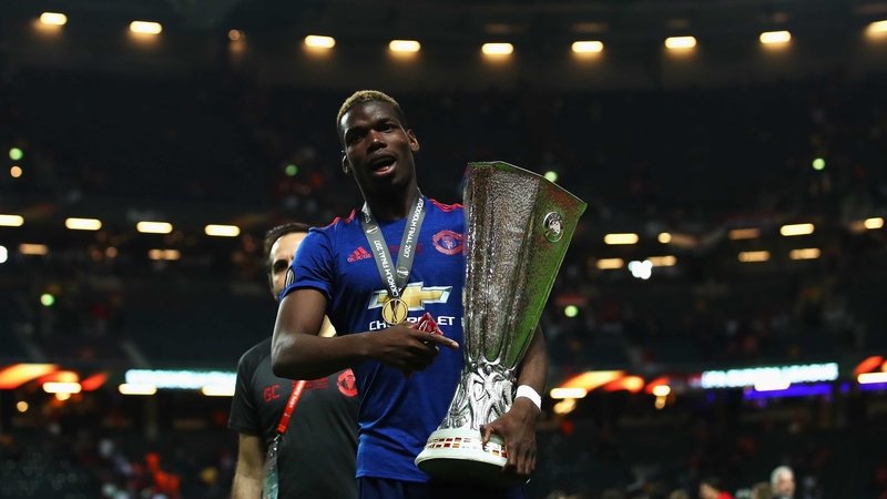 Paul Pogba helped United to claim the Europa League trophy