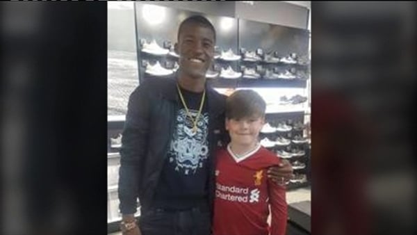 Boot-i-full surprise for young Liverpool fan