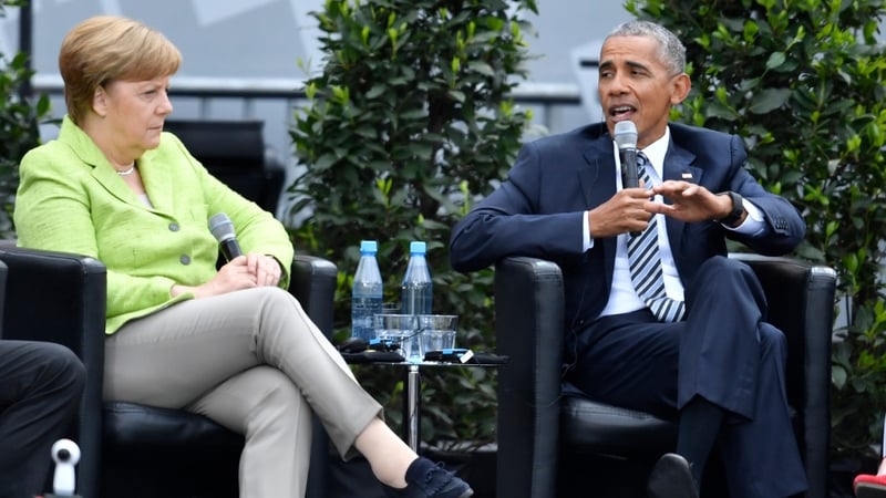 Barack Obama managed not to directly Donald Trump in his 90 minute discussion