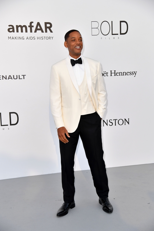 Day Nine - Thursday May 25:
The Fresh Prince looks chic in this black and white tuxedo.
