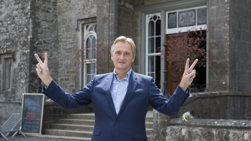 Lord Henry Mountcharles - all set for Metallica at Slane