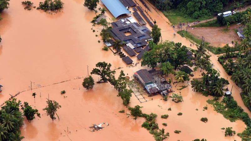 Following a prolonged drought, Sri Lanka has been hit with monsoon rains for the past few days