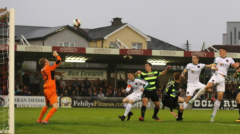 Ryan Delaney scores for Cork City