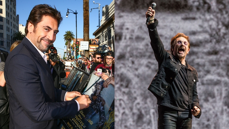 Bardem on Bono - "I adore him"