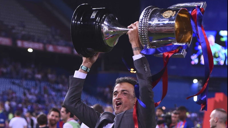 Luis Enrique: 'Nine trophies out of 13 is a pretty good record.'