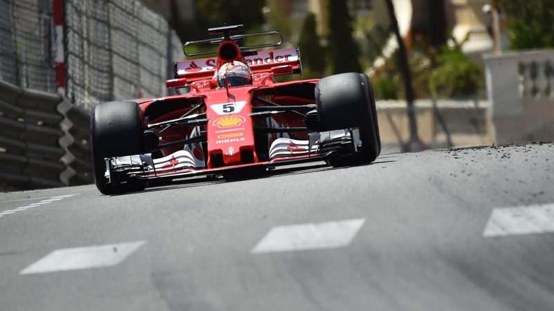 Vettel led home a Ferrari one-two in Monte Carlo