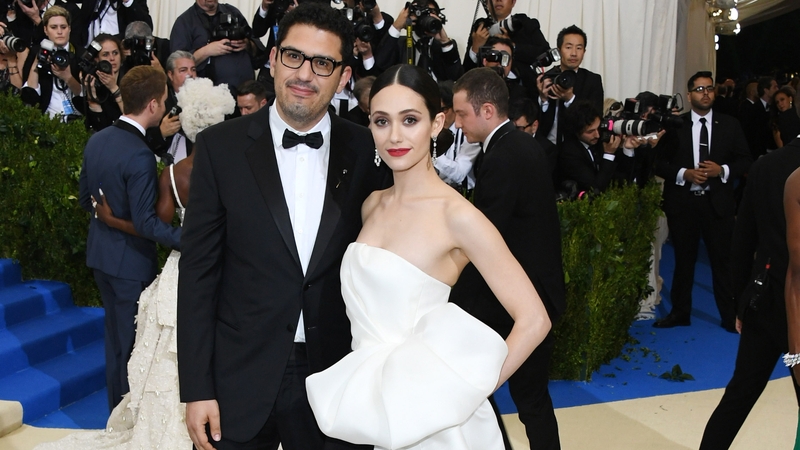 Emmy Rossum and Sam Esmail tie the knot