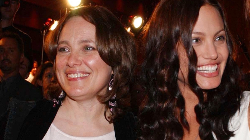 Angelina Jolie and her mother Marcheline Bertrand, pictured in 2001