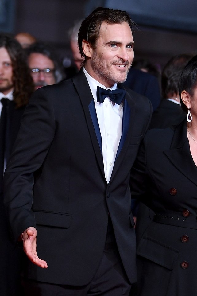 Day Eleven - Saturday May 27:
Joaquin Phoenix is the class embodied in this tuxedo with blue details!