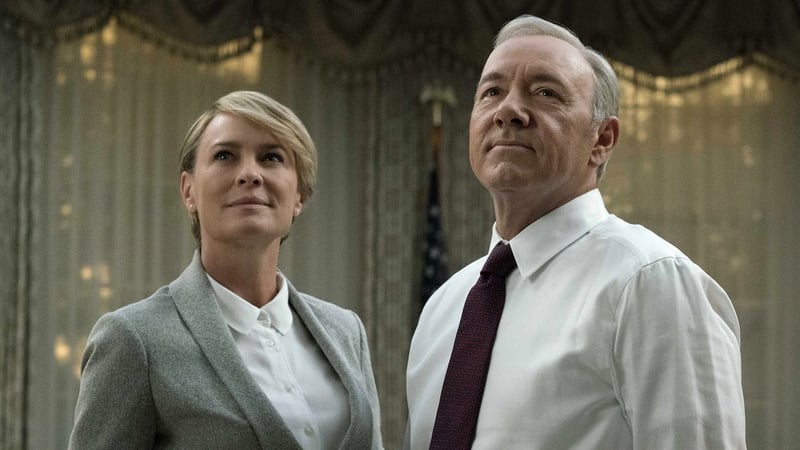 Robin Wright and Kevin Spacey in House of Cards