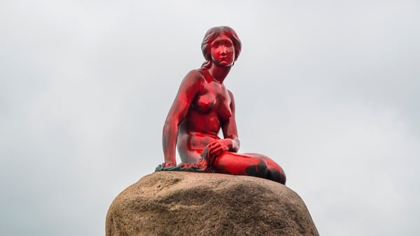The statue represents a character from a classic tale by the Danish author Hans Christian Andersen