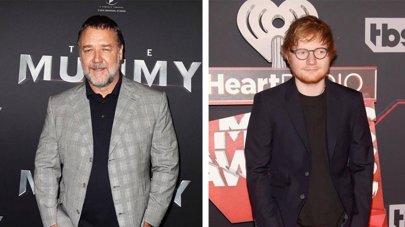 Russell Crowe apologised to Ed Sheeran after wrongly saying he was engaged