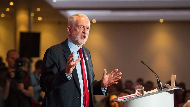 Jeremy Corbyn launched his party's policy on childcare
