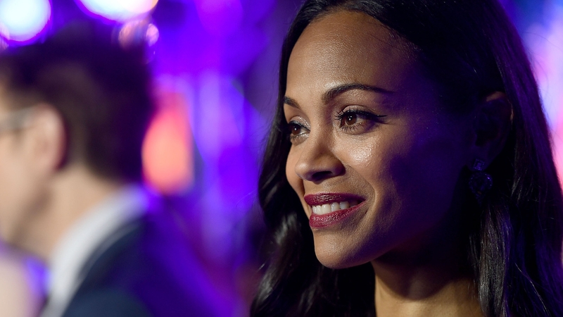 Zoe Saldana is a busy working mum and she is rocking the perfect festival accessory...