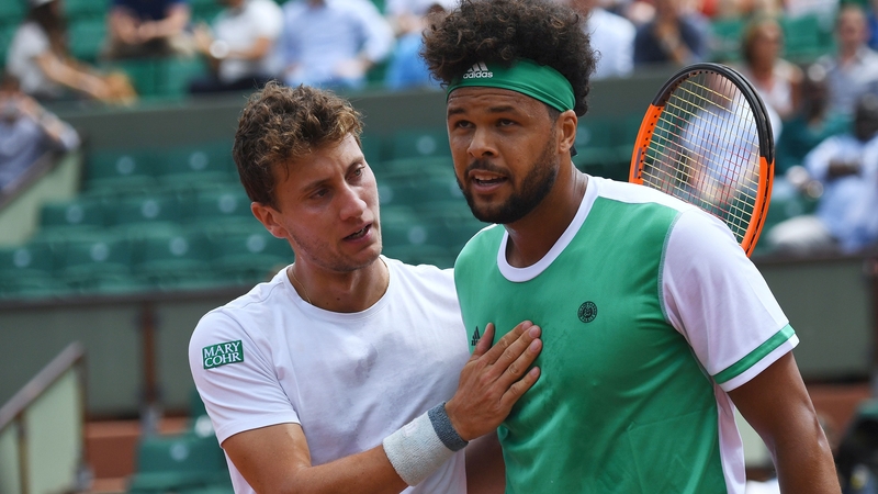 Renzo Olivo caused a big upset beating Jo-Wilfried Tsonga