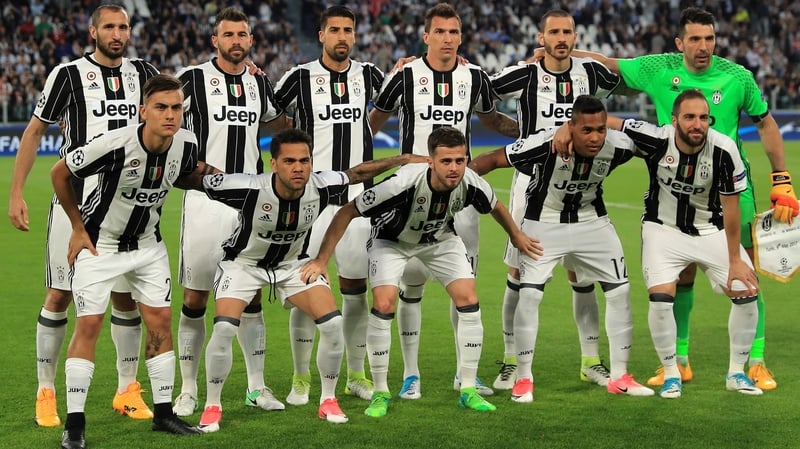 Juventus ahead of their semi-final second leg against Monaco