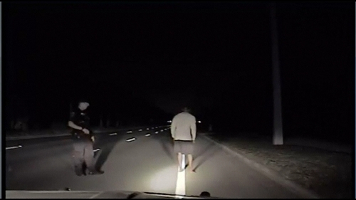 Officers described Tiger Woods as being co-operative despite his confused state