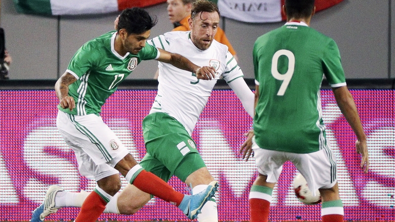 Richard Keogh can't stop Jesus Corona from scoring the opener