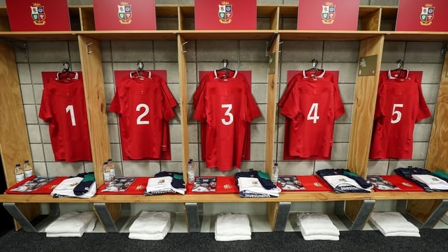 Becoming a Lion suddenly became real when the players arrived in the dressing room.