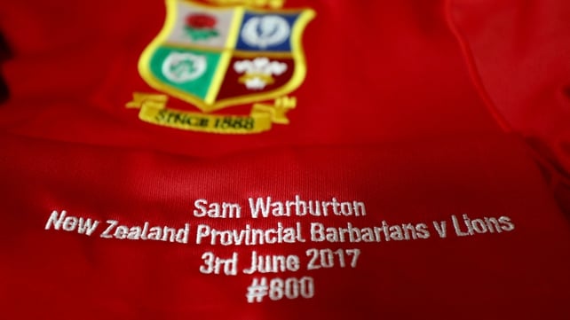 Tour captain Sam Warburton led out the side in Whangarei.