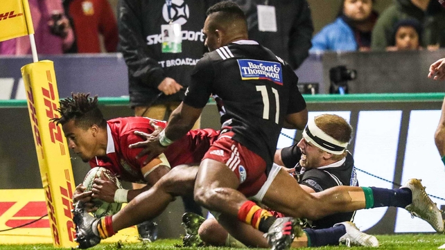 Anthony Watson settled some nerves when he crossed over for the Lions' first try of the tour.