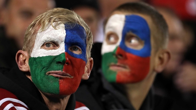 Still the fans watched on anxiously as their team failed to put the underdogs away.