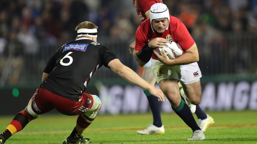 Rory Best in action against the Provincial Barbarians