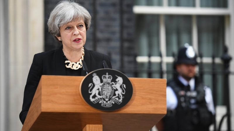 Theresa May said extremism has to be tackled
