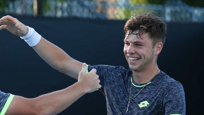 Simon Carr is through to the second round at the French Open