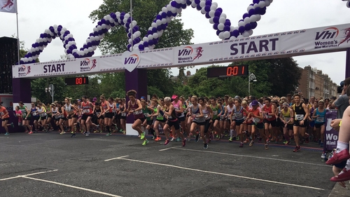 The 10km event began at 2pm in Dublin city centre